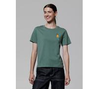 watapparel T-Shirt Frauen Mädchen Auf Fahrrad Green Bay S