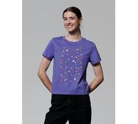 watapparel T-Shirt Frauen This is Art Purple Love M