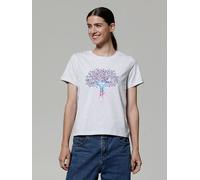 watapparel T-Shirt Frauen Tree of life Cool Heather Grey XL