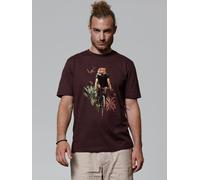 watapparel T-Shirt Unisex Fancy Tiger Red Brown S