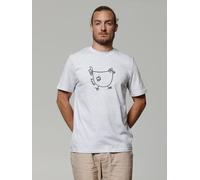 watapparel T-Shirt Unisex Le poulet - das Huhn Cool Heather Grey M