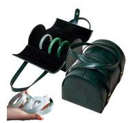 Watch Display Case - PU Flocking 17.5cm, Jewelry Organizer, Seven Slot Layout | Compact Elegant Protection Travel Friendly Design, Portable Storage, Bracelet Holder For Home Drawers, Desk Use