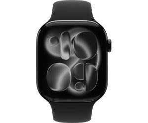 Watch Series 11 GPS, 46mm, Alu, Gr. M/L, schwarzes Sportarmb