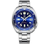 watchdives Steeldive Herrenuhr Automatik 1970 SD1970 Armbanduhr NH35 Uhrwerk 200M Taucheruhren (Blau)