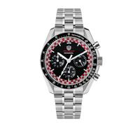 watchdives WD1860 WD1861 WD1863 Herren Chronograph, Japanisches VK63 Quarz Sportuhr, 40 mm Bubble Saphirglas Armbanduhr, 100 M Taucheruhr mit Edelstahlarmband