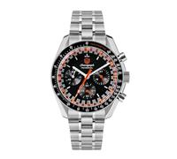 watchdives WD1860 WD1861 WD1863 Herren Chronograph, Japanisches VK63 Quarz Sportuhr, 40 mm Bubble Saphirglas Armbanduhr, 100 M Taucheruhr mit Edelstahlarmband