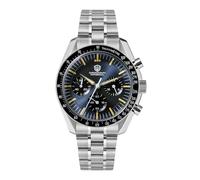 watchdives WD1860 WD1861 WD1863 Herren Chronograph, Japanisches VK63 Quarz Sportuhr, 40 mm Bubble Saphirglas Armbanduhr, 100 M Taucheruhr mit Edelstahlarmband