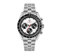 watchdives WD1860 WD1861 WD1863 Herren Chronograph, Japanisches VK63 Quarz Sportuhr, 40 mm Bubble Saphirglas Armbanduhr, 100 M Taucheruhr mit Edelstahlarmband