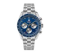 watchdives WD1860 WD1861 WD1863 Herren Chronograph, Japanisches VK63 Quarz Sportuhr, 40 mm Bubble Saphirglas Armbanduhr, 100 M Taucheruhr mit Edelstahlarmband