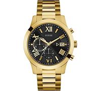 Chronograph GUESS "ATLAS", gold (goldfarben), Armbanduhren, Herren, Chronograph, Armbanduhr, Quarzuhr, Herrenuhr, Stoppfunktion (38385603-0)