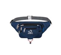 WATERFLY Bauchtasche Gürteltasche Damen und Herren Sport Hüfttasche für Laufen Fitness Joggen Wandern Dunkel Blau