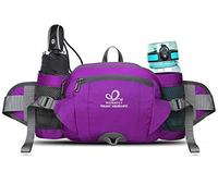 WATERFLY Gürteltasche mit Flaschenhalter, Gurt Verstellt Bauchtasche Hundetraining Handyfach Wasserdicht Hüfttasche für Wandern Reise Camping