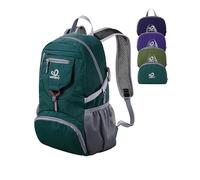 WATERFLY Ultraleicht Faltbarer Rucksack 20L: Klein Wanderrucksack