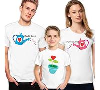 Watering Flowers Family Matching Shirts for T-Shirts Set of 4 Tshirt Gift Birthday