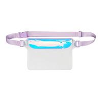 Waterproof Fanny Pack, Clear Waist Purse, Phone Pouch Beach with Adjustable and Comfortable Fit for Swimming, Kayaking, Boating, Beach Travel, or Outdoor Sports, 1 Piece