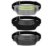 Waterproof Fanny Pack - Slim Waist Bag, Fanny Pouch for Working Out, Running Belt with Breathable Material, Pouch Waist Belt, Hip Bum Bag for Workout Jogging Casual Running Hiking Cycling