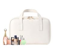 Waterproof Makeup Bag 7-Compartment Portable Large Storage Organizer | Toiletry Bag For Vacation Skincare Brush Lipstick Mirror Pouches Holiday Toiletry Bags Beach Waterproof