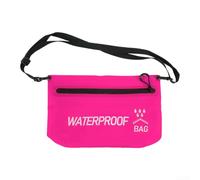 Waterproof PVC Toiletry Bag Featuring Lightweight Portability And Adjustable Strap For Swimming Camping And On-the-Go Use(26 * 11 * 20cm Pink)