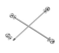 WATIIFUFU 2 Stück Herren Kragenstäbchen aus Langlebiger Legierung Dekorative Hemdkragen Pins für Anzug und Formelle Hemden Leichte und Kompakte Krawattennadel Alternative für Hochzeiten und