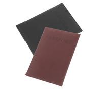 WATIIFUFU 2 Stück PU Reisepasshülle Wechselnde Farbe Multifunktionaler Kartenhalter aus Hochwertigem Pu Leder Leichter Reiseunterlagen Organizer für Reisepass Kreditkarten Ausweise Handlich