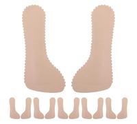 WATIIFUFU 6 Paare Selbstklebende High Heel Fersenpolster Unsichtbare Anti-rutsch Einlegesohlen Dämpfende Komfort-pads für Damen Sandalen und Pumps Rutschfeste Schuh-einlagen