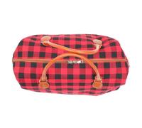 WATIIFUFU Canvas Reisetasche Karierte Handtasche 22 Zoll mit Henkel Mehrzwecktasche für Reisen Einkaufen Schule