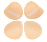 WATIIFUFU Selbstklebende Schulterpolster Beige aus Schaumstoff 2 Paar 1,0cm mit Maximalem Komfort und Unsichtbarem Tragegefühl für Blazer und Jacken