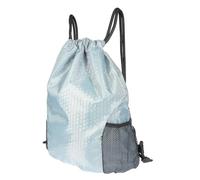 WATIIFUFU Sporttasche Mit Kordelzug Klein Grau Leichte Sportbeutel Aus Robustem Material Kompakte Reisetasche Für Freizeit Und Fitness