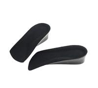 WATIIFUFU Unsichtbare Fersenerhöhung Einlegesohlen PU Halbe Schuhpolster Rutschfest Stoßdämpfend für Sneaker Stiefel Unisex