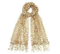 Watreketal Funkelnde Bestickte Quasten Stola Für Braut Brautjungfern Formelle Feiern Bauchtanz Outfits Abendparty Spitzen Stola Kopftuch