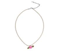 Watreketal Punk Vintage Choker Crystal Pearls Anhänger Simulierte Perlen Perlen Halskette Gothic Clavicle Kette Schmuck Neujahr Geschenk Colarbone Kette Einstellbare Halskette