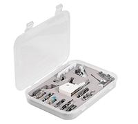 Watris Veiyi 15 Stück Nähfüße, Multifunktions Nähmaschinen Zubehör, Metall Nähfüsse Zubehör Set Nähmaschine Haushaltszubehör-Set kompatibel mit Brother Janome Singer Nähmaschine Zubehör Kit