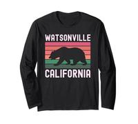 Watsonville, Kalifornien, Vereinigte Staaten von Amerika, Vintage Cali Bear, Santa Cruz, 831 Langarmshirt