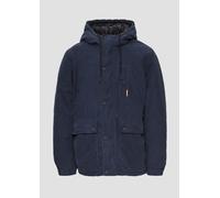 Wattierte Jacke mit Coating L blau