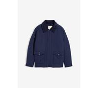 Wattierte Winterjacke mit Cordkragen 60/62 (XXL)