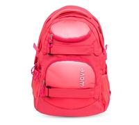 Wave Infinity Grün Schulrucksack mit Laptopfach Tabletfach/Brustgurt Hüftgurt / 43 x 31 x 22 cm / 30 Liter/Mädchen/Rucksack Daypack (338-72/A Ombre Coral Paradise)
