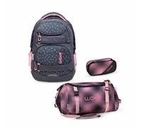 Wave Infinity Move Schulrucksack Set 3 tlg. "Dots Pinky "