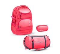 Wave Infinity Schulrucksack Set 3 tlg. "Ombre Coral Paradise"
