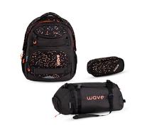 Wave Wave Infinity Move Schulrucksack Set 3 tlg. "Dots Blooms" Dots Blooms Koffer24