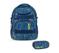 Wave Wave Infinity Schulrucksack Set 2 tlg. - Yellow Lines Yellow Lines Koffer24