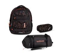 wave - Wave Wave Infinity Move Schulrucksack Set 3 tlg. Dots Blooms Koffer24