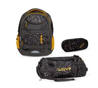 wave - Wave Wave Infinity Move Schulrucksack Set 3 tlg. Dots Sand Koffer24