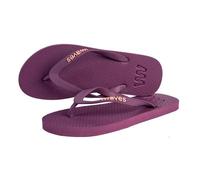 WAVES Flip Flops - Zehentrenner 100 % Naturkautschuk Violett 43/44