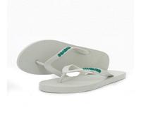 WAVES Flip Flops - Zehentrenner 100 % Naturkautschuk Weiss 35/36