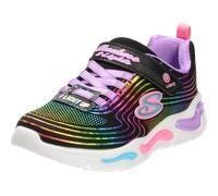 SKECHERS Mädchen Wavy Beams Sneaker Schwarz Schwarz 33