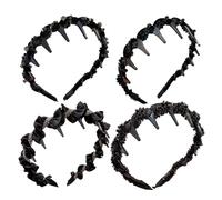 Wavy Headband, Wavy Rhinestone Hairband with Teeth, Fashion Accessory, Elegant Hair Hoop for Women Girls Bridesmaids Dancers Evening Gowns Daily Home Holiday and Summer Styling