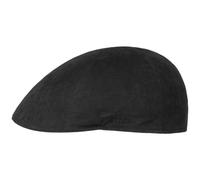 Waxed Cotton WR Duck Flatcap by Stetson schwarz XL (60-61 cm)