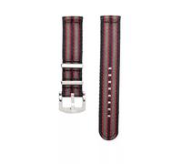 WB Original Nylon-Uhrenarmband 2-teilig | Bond - 20 mm - Schließe: Silber Gebürstet | Nylon | Ersatz-Armband