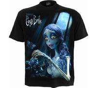 WB Studio - Corpse Bride - Glow In The Dark - Front Print T-Shirt Schwarz - XL