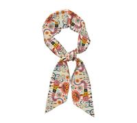 WBQLSL Schal mit abstraktem Drachen-Doodle, 119,1 x 7,9 cm, leichter und atmungsaktiver warmer Schal